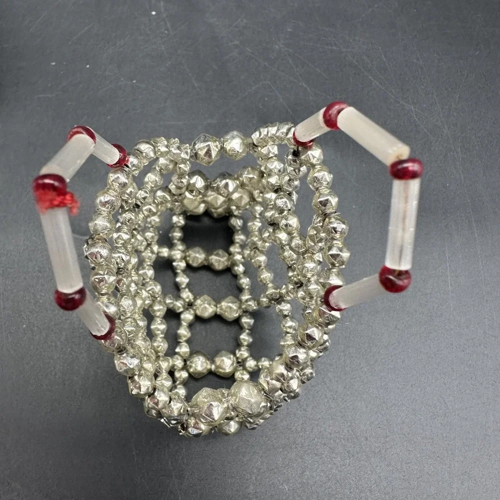CHRISTOPHER RADKO‎ BEADED PURSE BAG 3